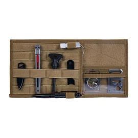 Organizador de Visera de Coche, Organizador de Panel de Visera de Coche, Bolsa de Almacenamiento de Parasol de Coche, Bolsa de Almacenamiento de Gafas de Sol Duradera Ajustable (Caqui)