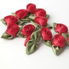 Micomon Mini Ribbon Bows for Crafts Mini Roses Ribbon Flowers