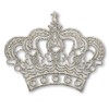 BB2Buy Silver Royal Crown Imperial Queen Princess Luxury Symbol Embroidered