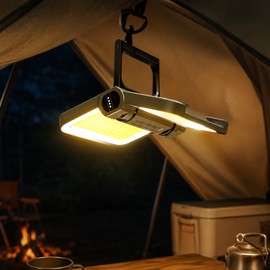 Foldable Solar Camping Light with USB Rechargeable Battery – Portable Outdoor Hanging Lamp with Multiple Lighting Modes for Camping, Travel and Emergency Use