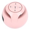 Bluetooth Clock Speaker Round Small Support Memory Card Wireless Alarm