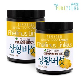 Domestic Sanghwang Mushroom Powder 110g+110g / 국산 상황버섯 분말 가루 110g+110g