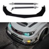 DREAMIZER Universal Front Bumper Lip Strut Rod Spoiler Wing Wide Body