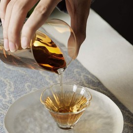 Sizikato 2 cremas de vidrio transparente, jarra de crema de café y leche de 9 onzas.