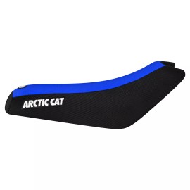Enjoy Mfg Arctic Cat 250 300 400 454 500 4x4 2x4 Seat Cover BLACK side - TM BLUE top #277