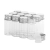 10ml Glass Vials with Screw Caps and Plastic Stoppers, Small