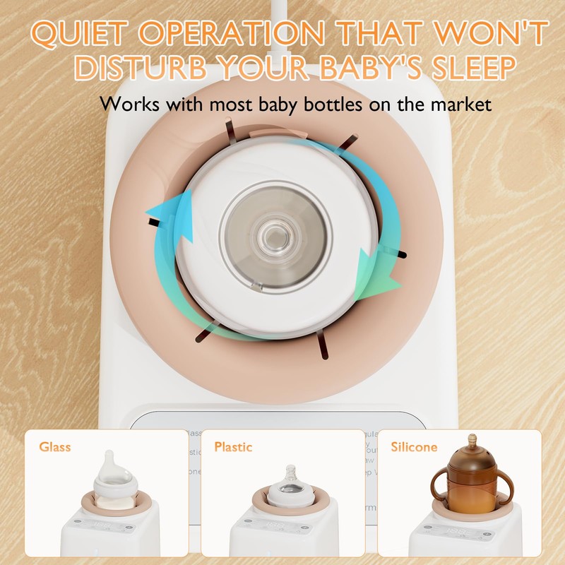 YunBaby Waterless Baby Bottle Shaker and Warmer, Easy to Use
