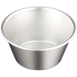 Endoshoji WPL07060 Commercial Pudding Cup, No. 6 Size, 18-8 Stainless Steel, Made in Japan