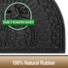 Mibao Half Round Doormat, 24 x 36 Non Slip Durable