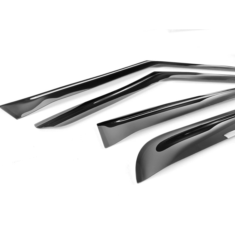 SDZ Front Rear Window Visor Vent Rain Wind Guard Shade