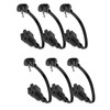 Flat Plug Short Extension Cord 1Ft Low Profile Adapter 3