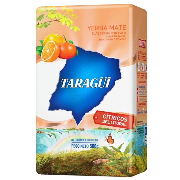 Yerba mate Taragüi Orange or Pear or Passionfruit or Citric 500 gr (Citric)