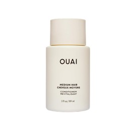 OUAI Acondicionador Mediano Tamaño Viaje - Acondicionador Hidratante Para El Cabello Con Aceite De Coco, Aceite De Babasú Y Queratina - Fortalece, Repara Y Aporta Brillo - Productos Para El Cuidado De