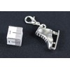 Miniblings Pendant Ice Skate Figure Skating Winter Ice Princess Silver