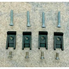 Unbranded 12 pc. C3 Corvette Headlight Bezel Screw Set Kit w/Clips 1968-82 3845BSC x2