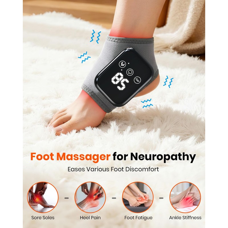 Foot Renew Massager for Neuropathy, 3-in-1 Cordless & Portable Foot