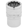 Draper 33202 1/2" Square Drive 12 Point Socket, 18mm Size