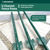 Sandbaggy U Channel Posts for Fences & Signs - Studded
