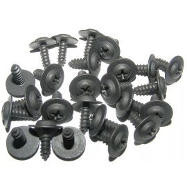 SFS Ford Interior Trim Screws- #8 x 1/2" Long- 1/2" Washer Head- 25 screws- #237