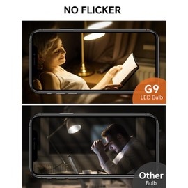 PURSNIC PURSNIC G9 LED Bulbs Dimmable Warm White, 3W Equivalent to 25W Halogen, 3000K 350LM, Energy Saving, CRI83, 10 Pack