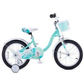 Royalbaby Chipmunk Girls Bike,16 Inch Kids Bike with Basket Girl Cycle Bikes for Age 4-7 Years with Training Wheels Children Bicycle Toddler Bike Spring Green