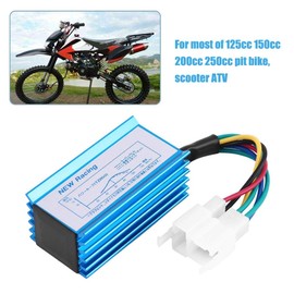 Duokon Racing CDI, 6 Pin Racing CDI Box Bobina de encendido para motocicleta 125cc 150cc 200cc 250cc Pit Bike Scooter ATV