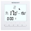 Wengart Heating Thermostat WG02B04,AC230V 3A Large Screen Sisplay,Key Operation,Weekly Programming,