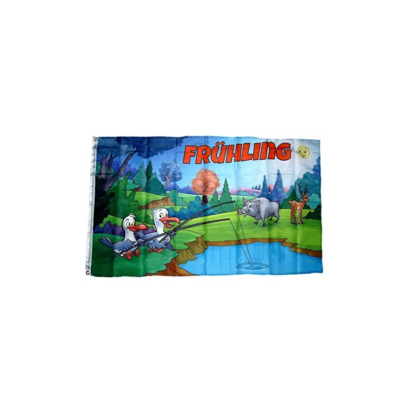 Flag Spring Seagulls 90 x 150 cm