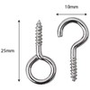 The Bead Shop 25mm Curtain Wire Hook and Eyes -