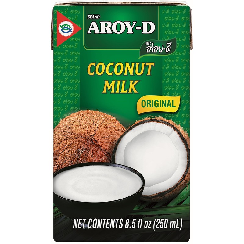 Aroy-D Coconut Milk 8.5 Fl Oz (Pack of 12)