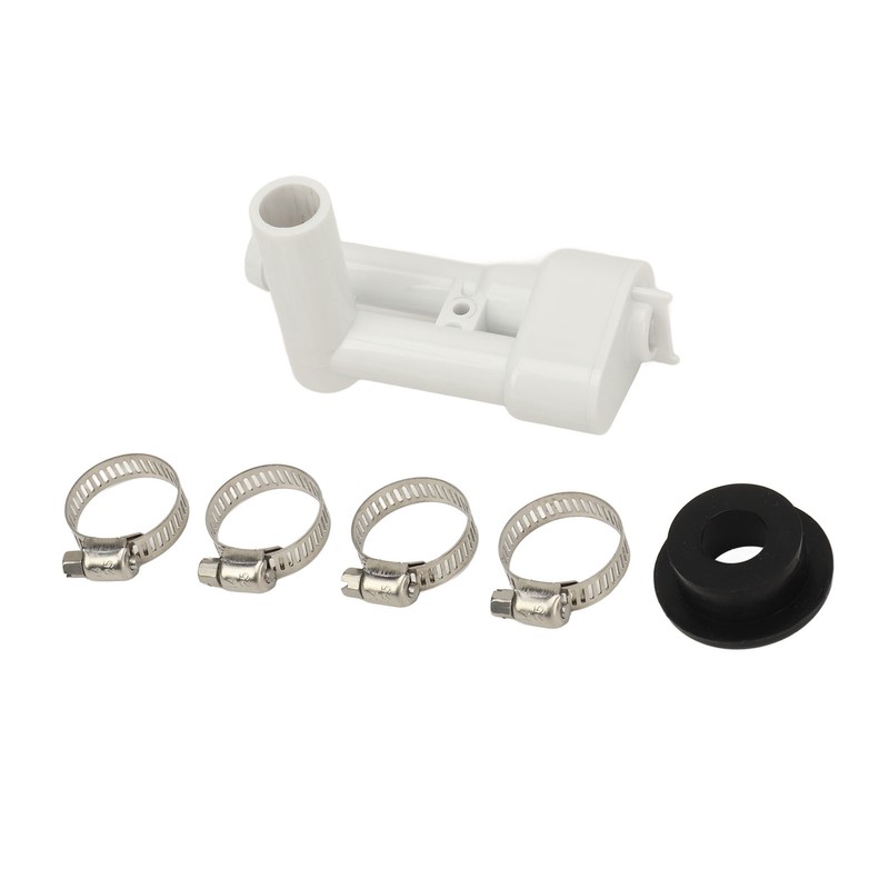 RV Toilet Vacuum Breaker Kit 385316906 Stainless Steel Clamp Sealed