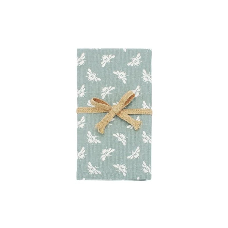 Walton & Co Moss Bee Napkin Set of 4