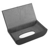 PU Leather Car Napkin Box Universal Hanging Black Auto Tissue