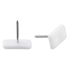 sourcing map Furniture Feet Nail Plastic Glide Nails Square Chair
