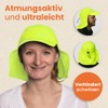 iQ-UV iQ-Company Protective Cap with Neck Protection Recycled, Yellow recycled
