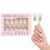 Press On Nails - Blue Witch | Semi-transparent and alluring