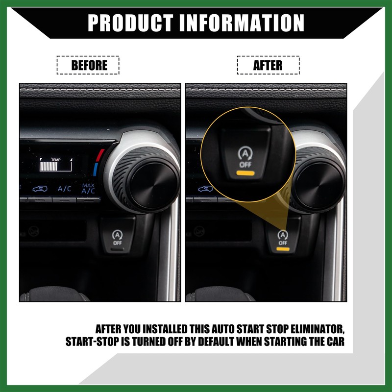 Motoforti Auto Start Stop Delete/Disable for Toyota RAV4 2020-2023 /