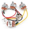 Unxuey Electric Guitar Wiring Harness Kit 2V 2T 3 Way
