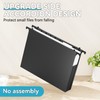 NORDUN Plastic Hanging File Folder Expandable,Letter Size,Upgraded 2" Expansion Accordian