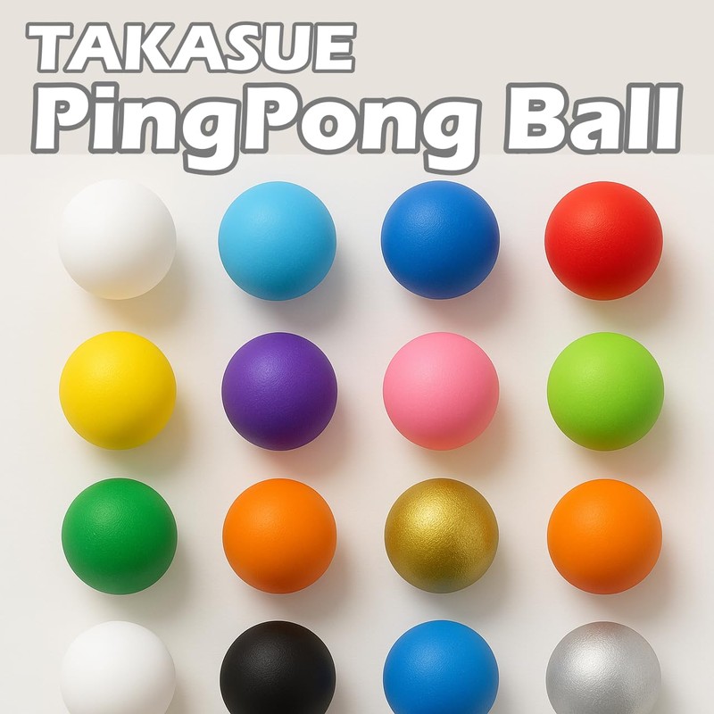 TAKASUE 100 PCS Ping Pong Balls Recreational Table Tennis Balls