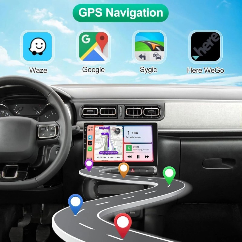 For Mazda CX-9 2007-2015 Carplay Android 13 Stereo Radio 64GB