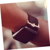 LALAFINA Pack Watch Band Metal Charms Decorative Ring for Watch