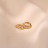 Toplstud 925 Sterling Silver Earrings Gold Hoop Earrings, Hypoallergenic Small