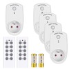 DEWIN Remote Control Sockets, Pack of 5, Smart Wireless Control,