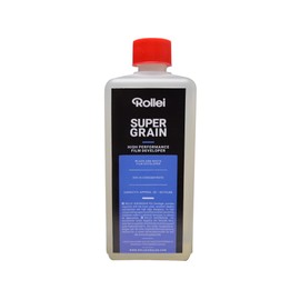 Rollei Supergrain Film Developer | Finest Grain & High Sensitivity | Universal Developer for Black and White Films | 500 ml for 20-60 Films | 250 ml for 15-30 Films