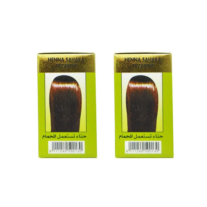 Henna Sahara Tazarine Lawsonia Inermis Hair Care Set 2 Pack