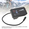 Electric Bike Power Display Meter Waterproof 5 Pin Interface ABS