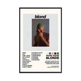 Theissen Frank Ocean Posters Blonde Album Cover Poster, posters for bedroom Wall Decor - Matte poster Frameless Gift 11 x 17 inch(28cm x 43cm)