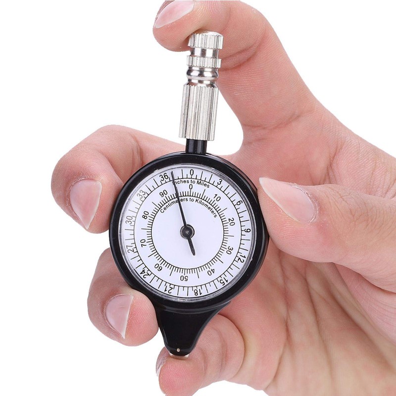 Kuuleyn Map Measurer,Mini Outdoor Map Measurer Distance Caculator Mapping Tool