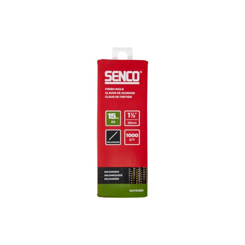 SENCO DA17EABR 34 Degree Collated Finish Nails, 15 Gauge, 1-1/2